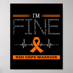 Poster Rsd Crps Guerrier Je vais bien