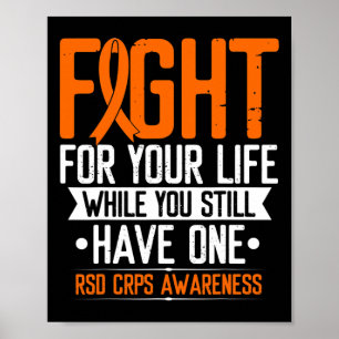 Poster Rsd Crps Lutte De Sensibilisation Pour Le Guerrier