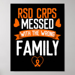 Poster Rsd Crps Messed Mauvaise Famille Orange Ribbon Awa
