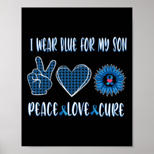 Poster Ruban Bleu À Mon Fils Novembre Sensibilisation au 