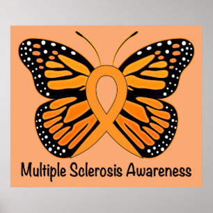 Poster Ruban de sensibilisation à la sclérose en plaques 