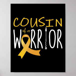 Poster Ruban de sensibilisation au cancer de l'enfant Cou