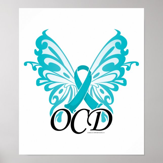 Poster Ruban papillon OCD (Devant)