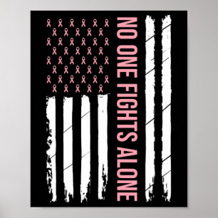 Poster Ruban Rose de Sensibilisation au Cancer du Sein Us