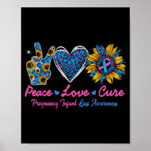 Poster Ruban Tournesol Grossesse Perte Infantile Sensibil