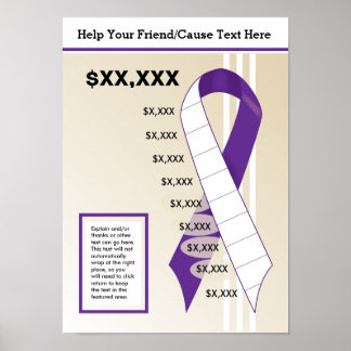 Poster Ruban violet