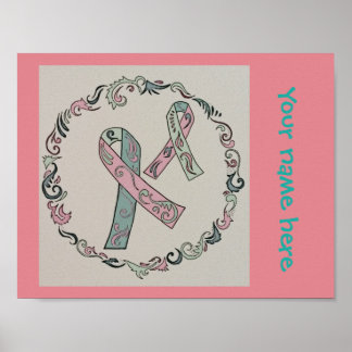 Poster Rubans métastatiques contre le cancer du sein