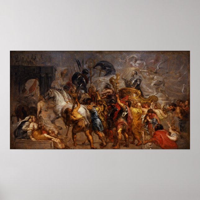 Poster Rubens - Entrée Triomphale D'Henri IV À Paris (Devant)