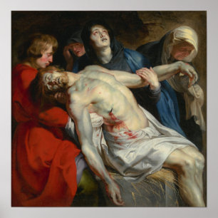 Poster Rubens - Mise au Tombeau