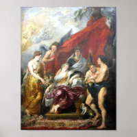 Rubens - Naissance du Dauphin à Fontainebleau
