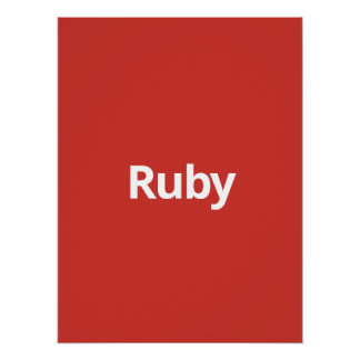 Poster Ruby