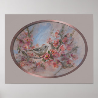 Poster Ruby Crowned Kinglet 11x14"