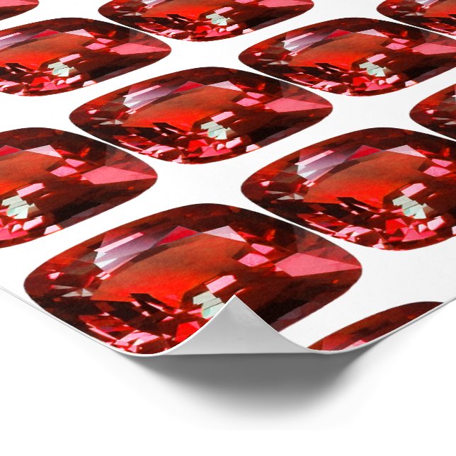 Poster Ruby Gemstone Red (Coin)