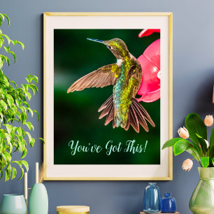 Poster Ruby Throated Hummingbird Vous avez cette citation