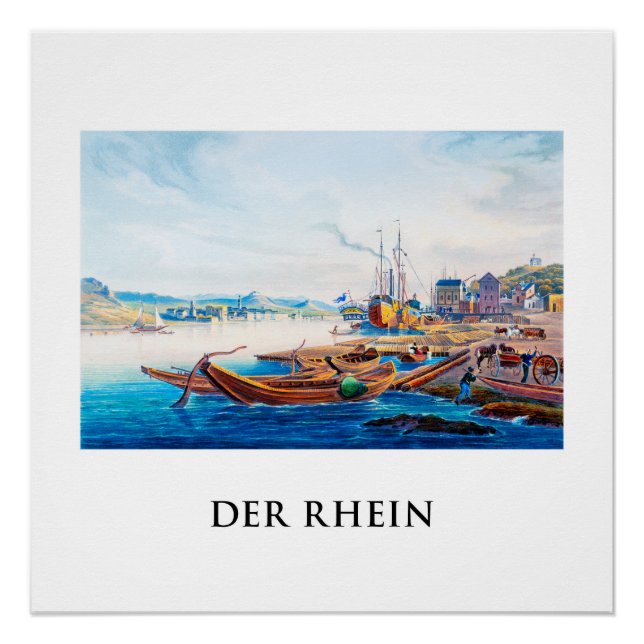 Poster Rüdesheim, Allemagne 01C (Devant)