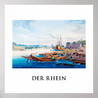 Poster Rüdesheim, Allemagne 01C