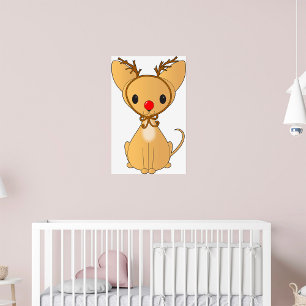 Poster Rudolf Chihuahua