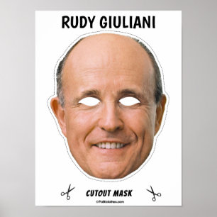 Poster RUDY GIULIANI Masque d'Halloween