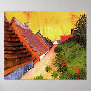 Poster Rue à Saintes-Maries par Vincent van Gogh