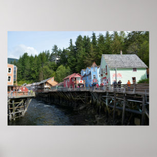 Poster Rue Creek à Ketchikan