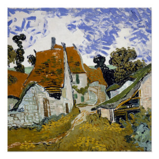 Poster Rue d'Auvers-sur-Oise par Vincent van Gogh