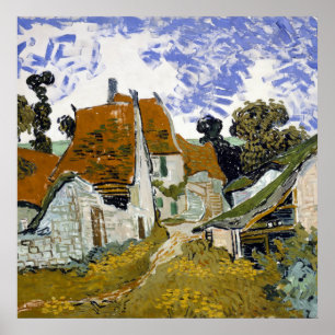 Poster Rue d'Auvers-sur-Oise par Vincent van Gogh