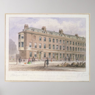 Poster Rue de Fludyer regardant vers le Parlement