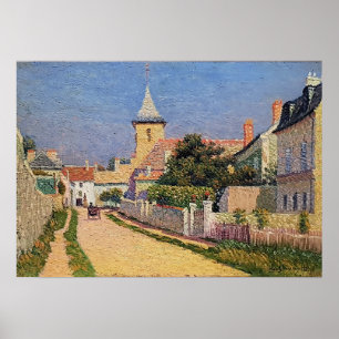 Poster Rue de Moustier a Thorigny, art