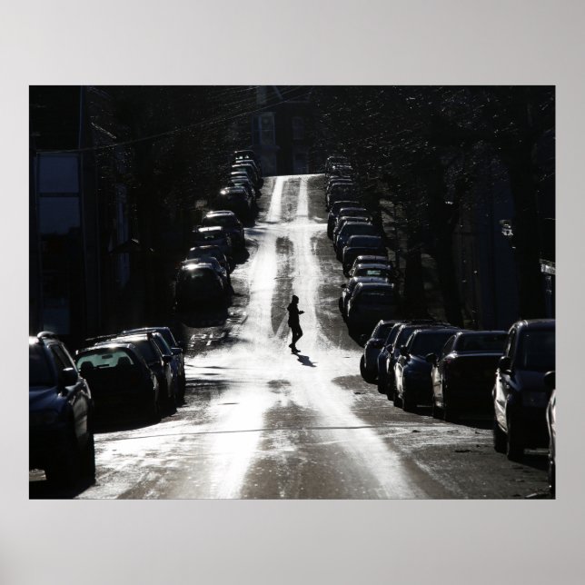 Poster Rue de ville (Devant)