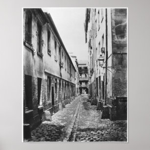 Poster Rue du Fer-a-Moulin, Paris, 1858-78