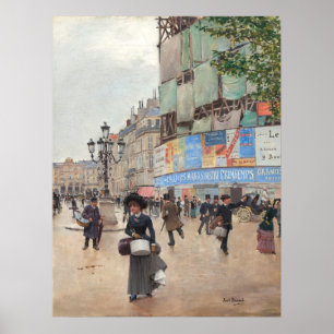 Poster Rue du Havre - Jean Béraud
