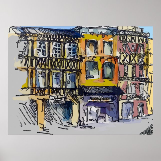 Poster Rue du Quartier Français (Devant)