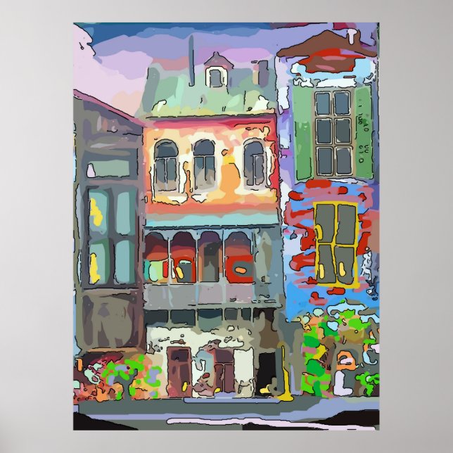 Poster Rue du Quartier Français (Devant)