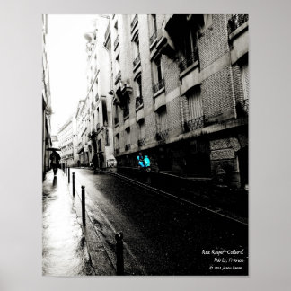 Poster Rue Royer-Collard, Paris France