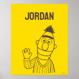 Poster Rue Sésame   Bert Bright   Ajouter Votre Nom