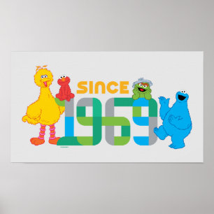 Poster Rue Sésame   Depuis 1969