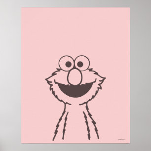 Poster Rue Sésame   Elmo
