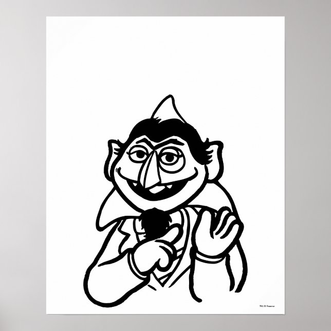 Poster Rue Sésame | Nombre de von (Devant)