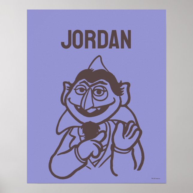 Poster Rue Sésame | Nombre de von | Ajouter Votre Nom (Devant)