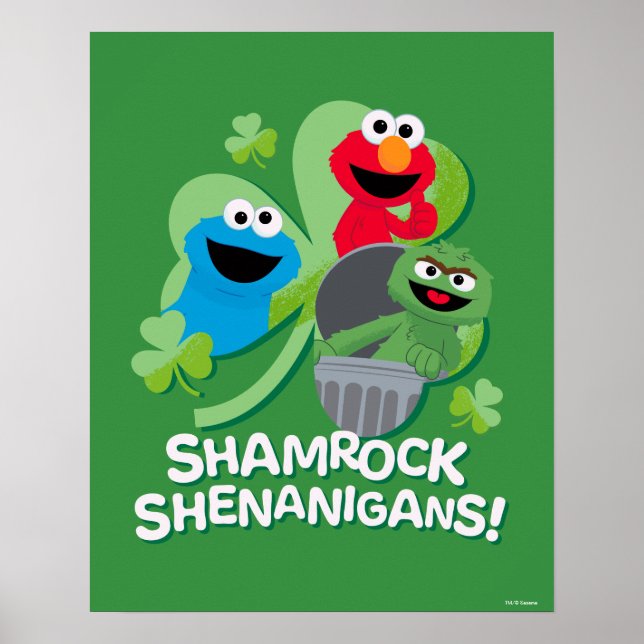 Poster Rue Sésame | Shenanigans shamrocks ! (Devant)
