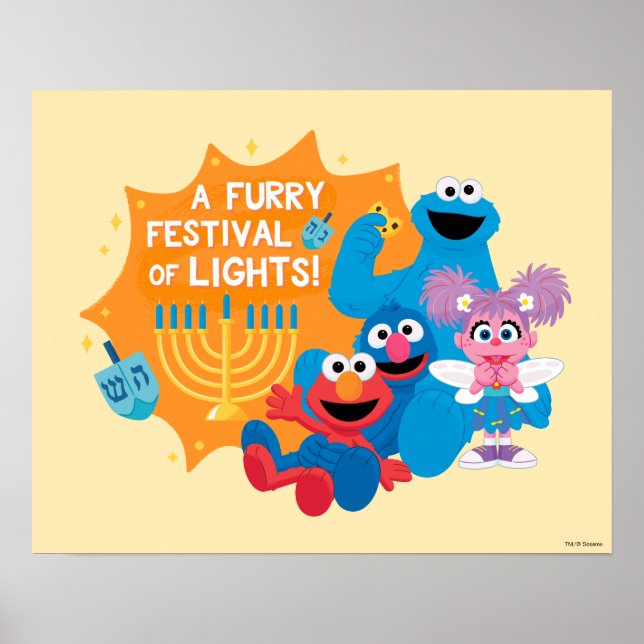 Poster Rue Sésame | Un festival de lumières furieuses ! (Devant)