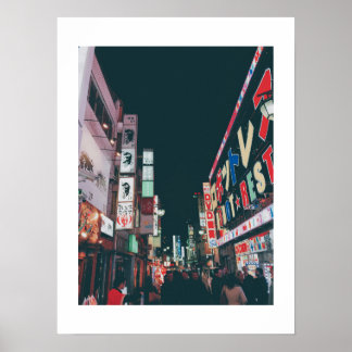 Poster Rue Shinjuku