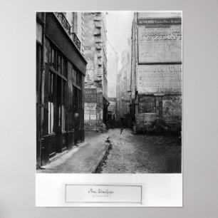 Poster Rue Tirechape, rue de Rivoli, Paris