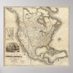 Poster Ruée vers l'or en Californie