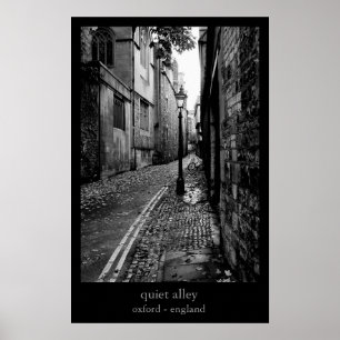Poster ruelle tranquille
