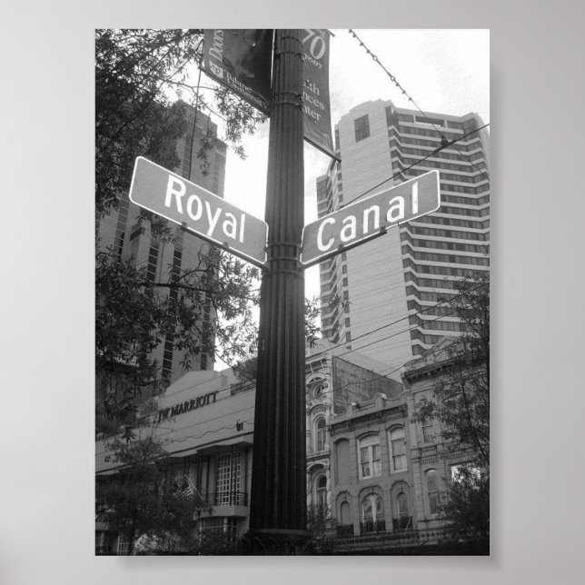 Poster Rues de la Nouvelle-Orléans (Devant)