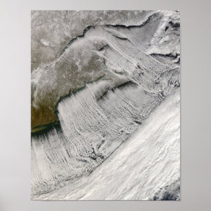 Poster Rues de nuage outre de la Nouvelle Angleterre et