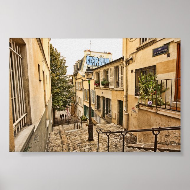 Poster Rues de Paris (Devant)