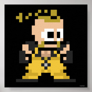 Poster Rufus à 8 bits