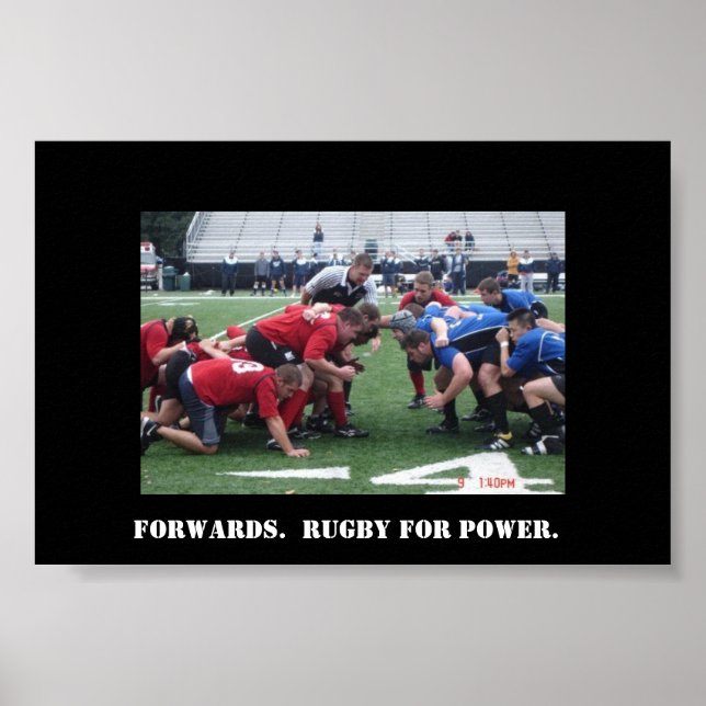 Poster Rugby (Devant)